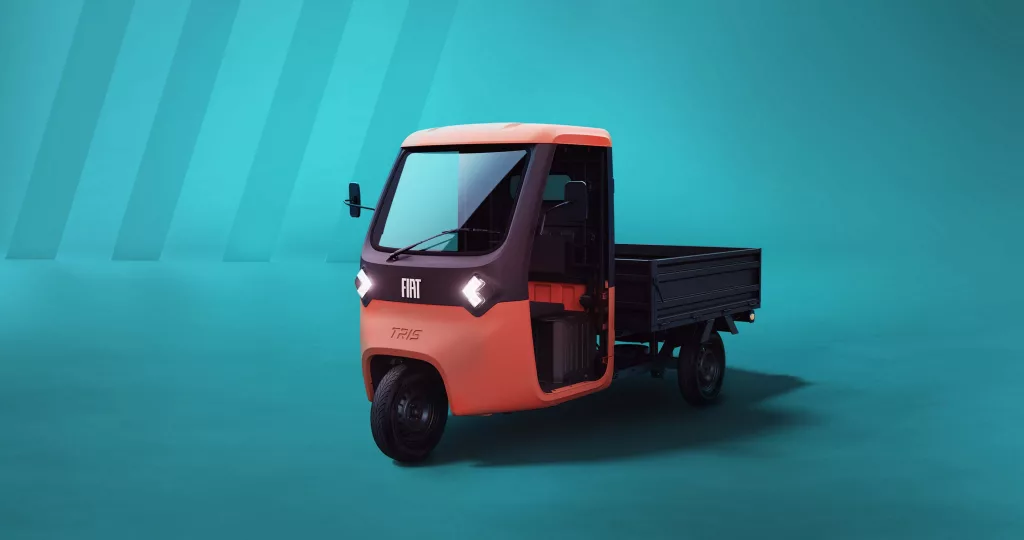 Fiat Tris: Üç Tekerlekli Elektrikli Mini Kamyonet Sahneye Çıkıyor