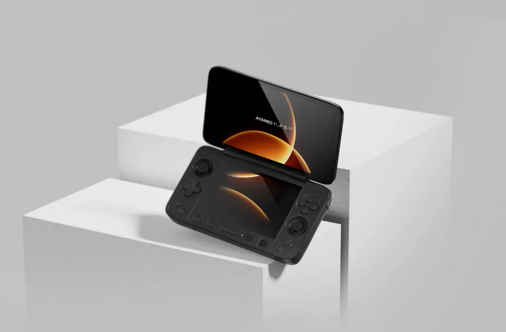 Ayanneo Flip 1S Tanıtıldı: Çift Ekranlı, Ryzen İşlemcili ve RGB Klavyeli Taşınabilir Konsol