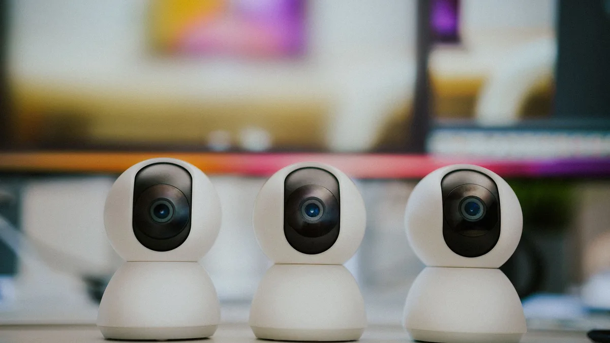 smart home security camera installation