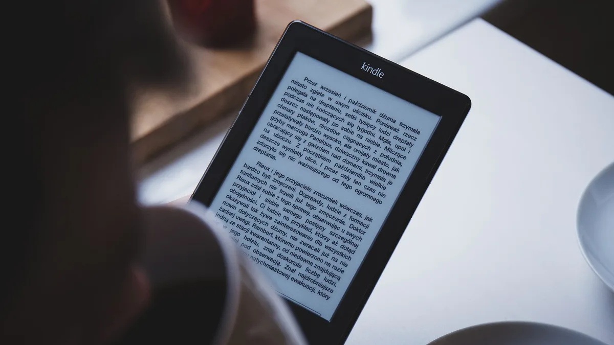 İçerik görseli: Ekranda Quick Share arayüzüne benzer bir paylaşım ekranı ve Kindle ile bağlantı simgeleri