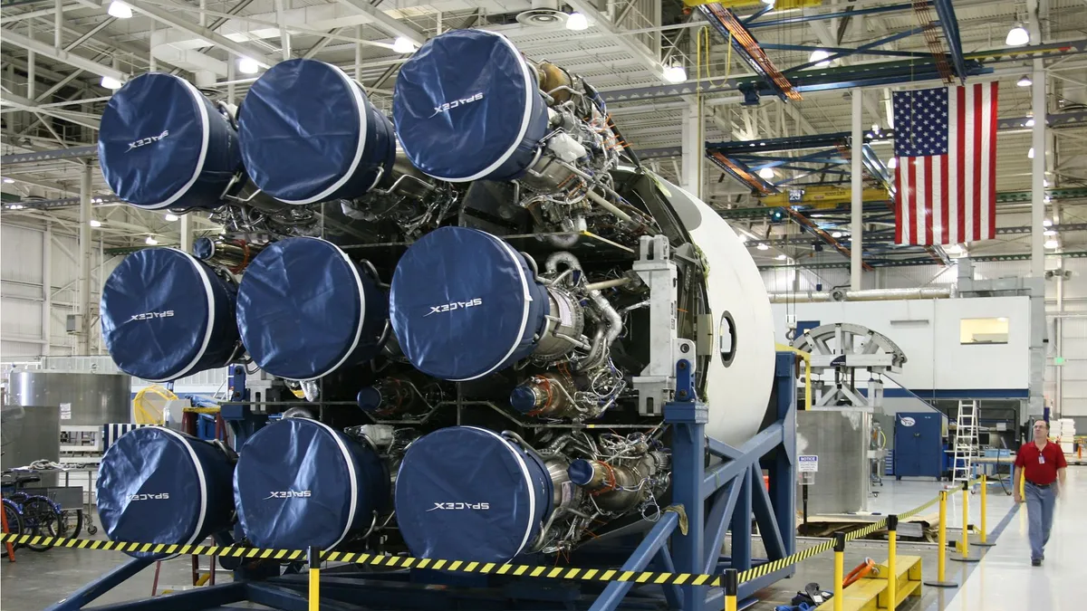 SpaceX tesislerinin genel görünümü