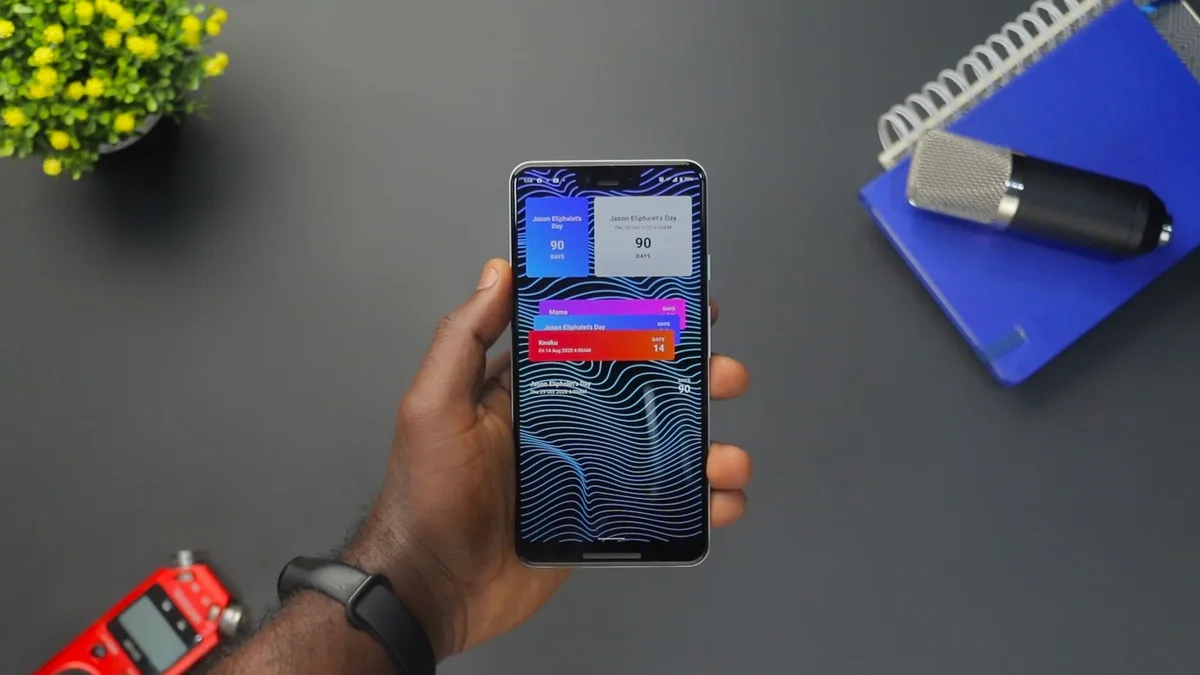 Gövde görseli 2: Pixel Tablet ile paylaşım işleminin ekranda simgelenmesi